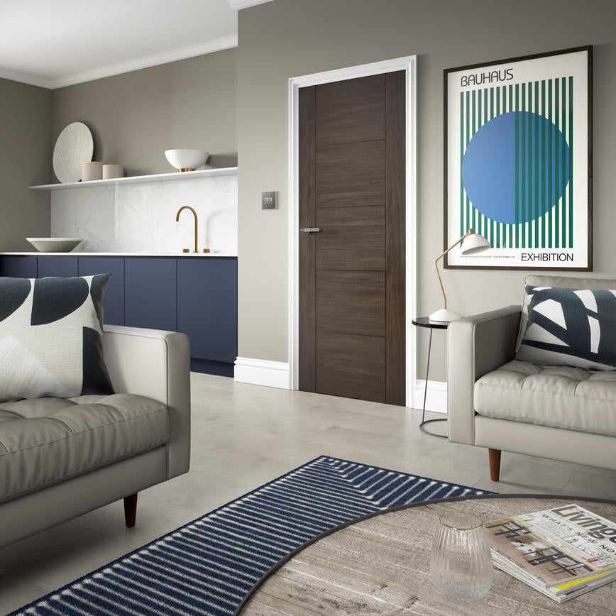 TDC Daytona Laminate Walnut Door