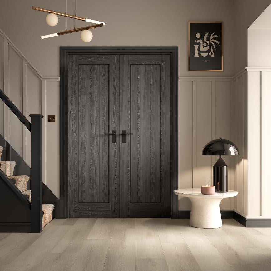 Aston Grey Oak Door Pre-finished