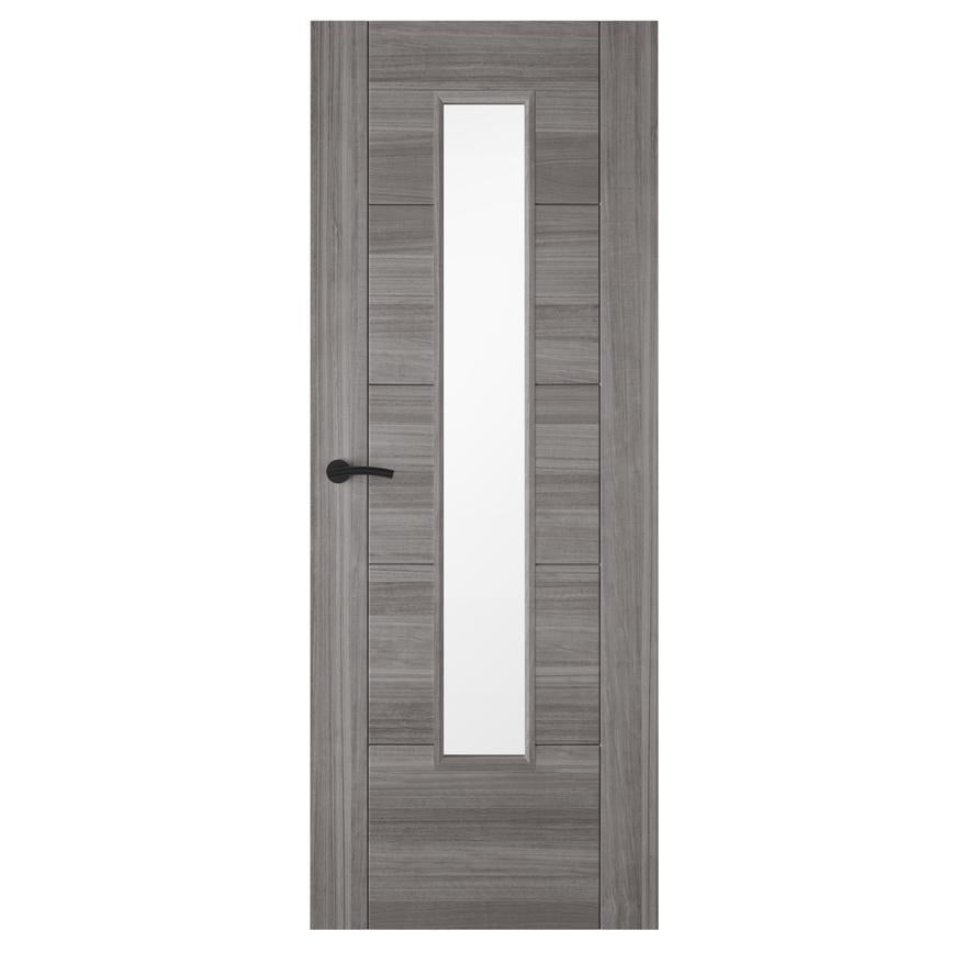TDC Daytona Grey Laminate Glazed Door