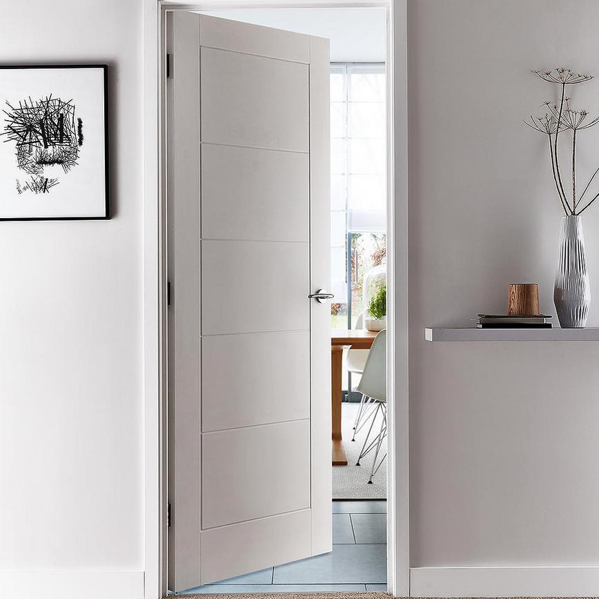 TDC Linear Smooth Moulded Pre-Primed Door