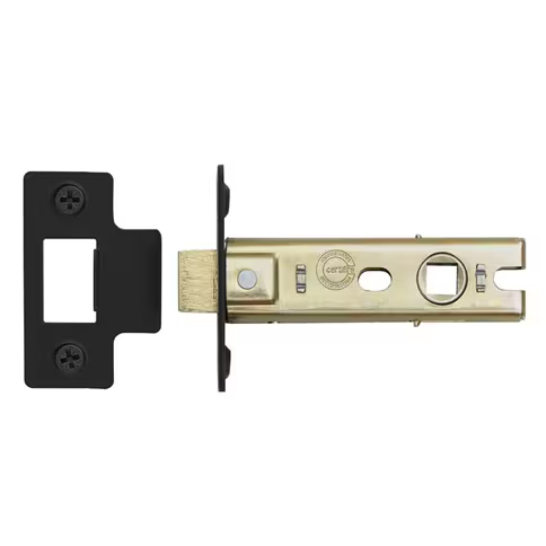 Manet Matt Black Door Handle Pack