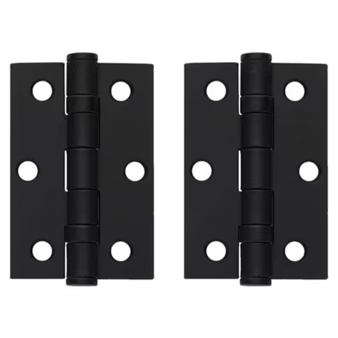 Manet Matt Black Door Handle Pack