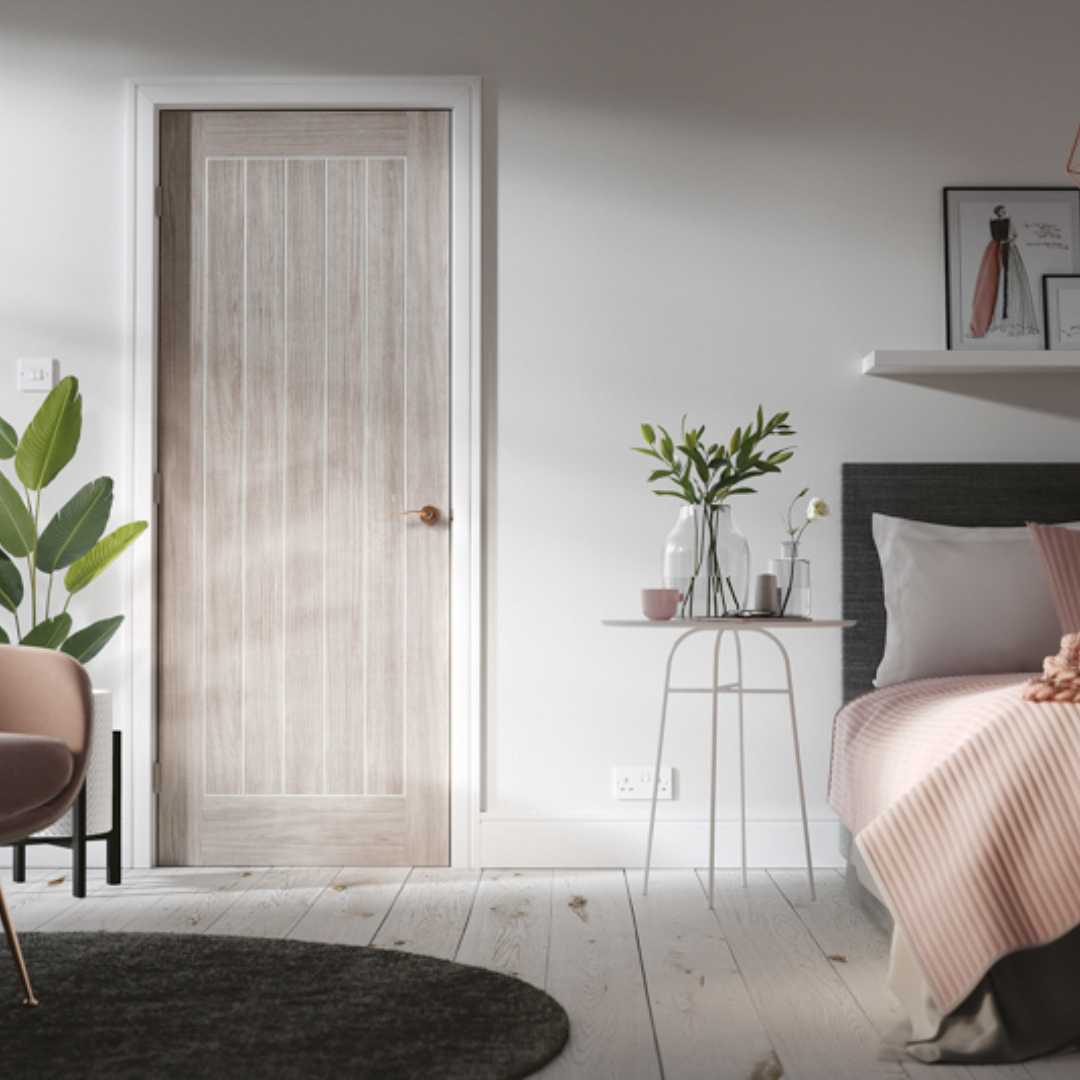 TDC Mexicano Light Grey Laminate Door