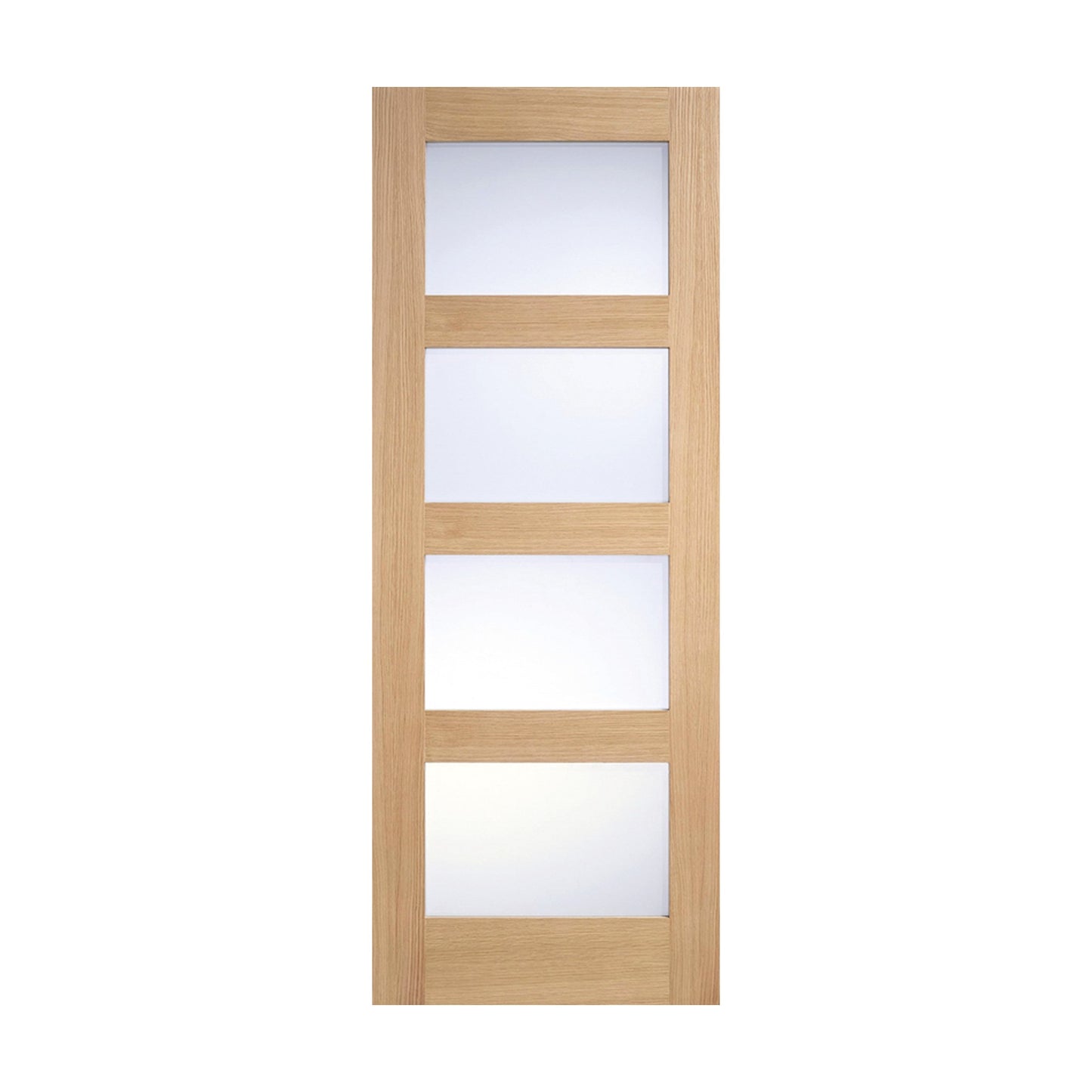 Oak Shaker Frosted Glazed Pre-Finished Door