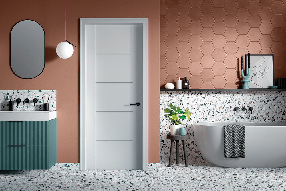 TDC White Laminate Ladder Door