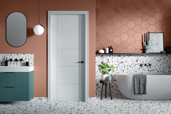TDC White Laminate Ladder Door