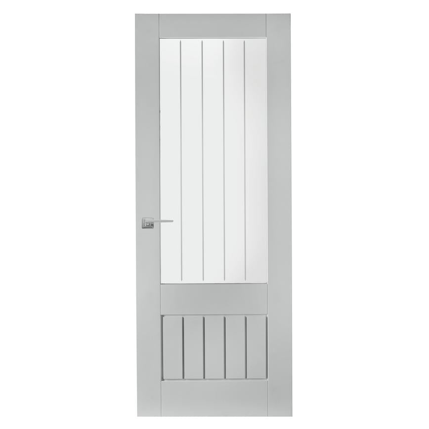 TDC Dordogne Solid Primed Glazed Door