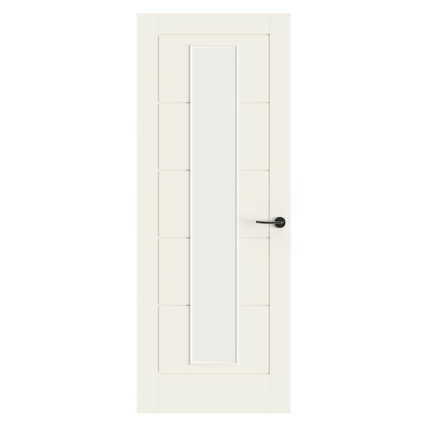 TDC Linear Smooth Moulded Pre-Primed Glazed Door