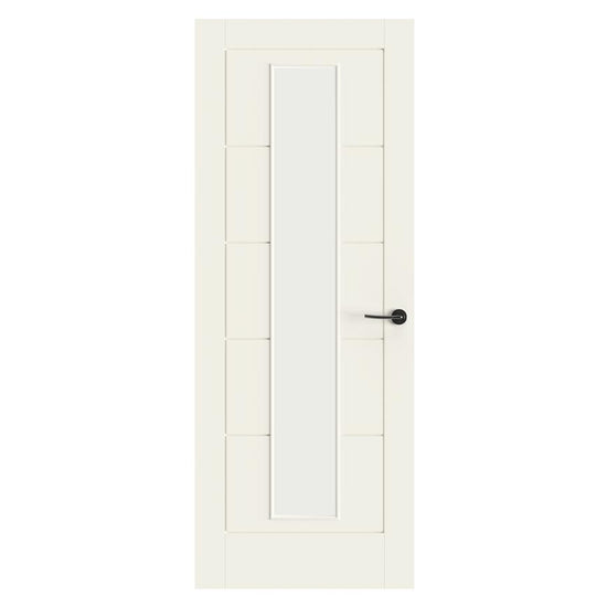 TDC Linear Smooth Moulded Pre-Primed Glazed Door